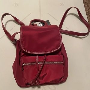 F21 Burgundy Backpack NWT